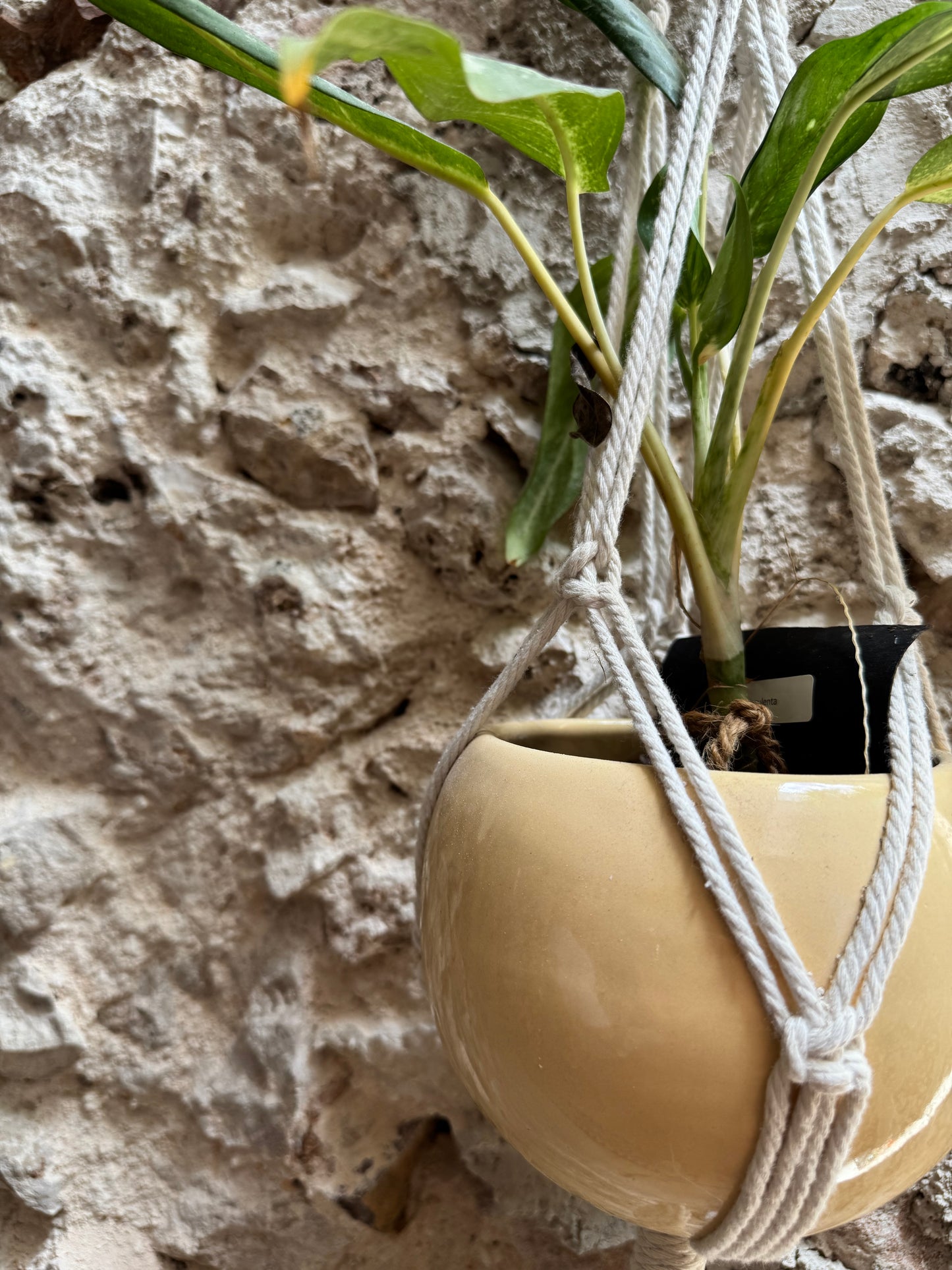 Colgante Macramé con Teléfono