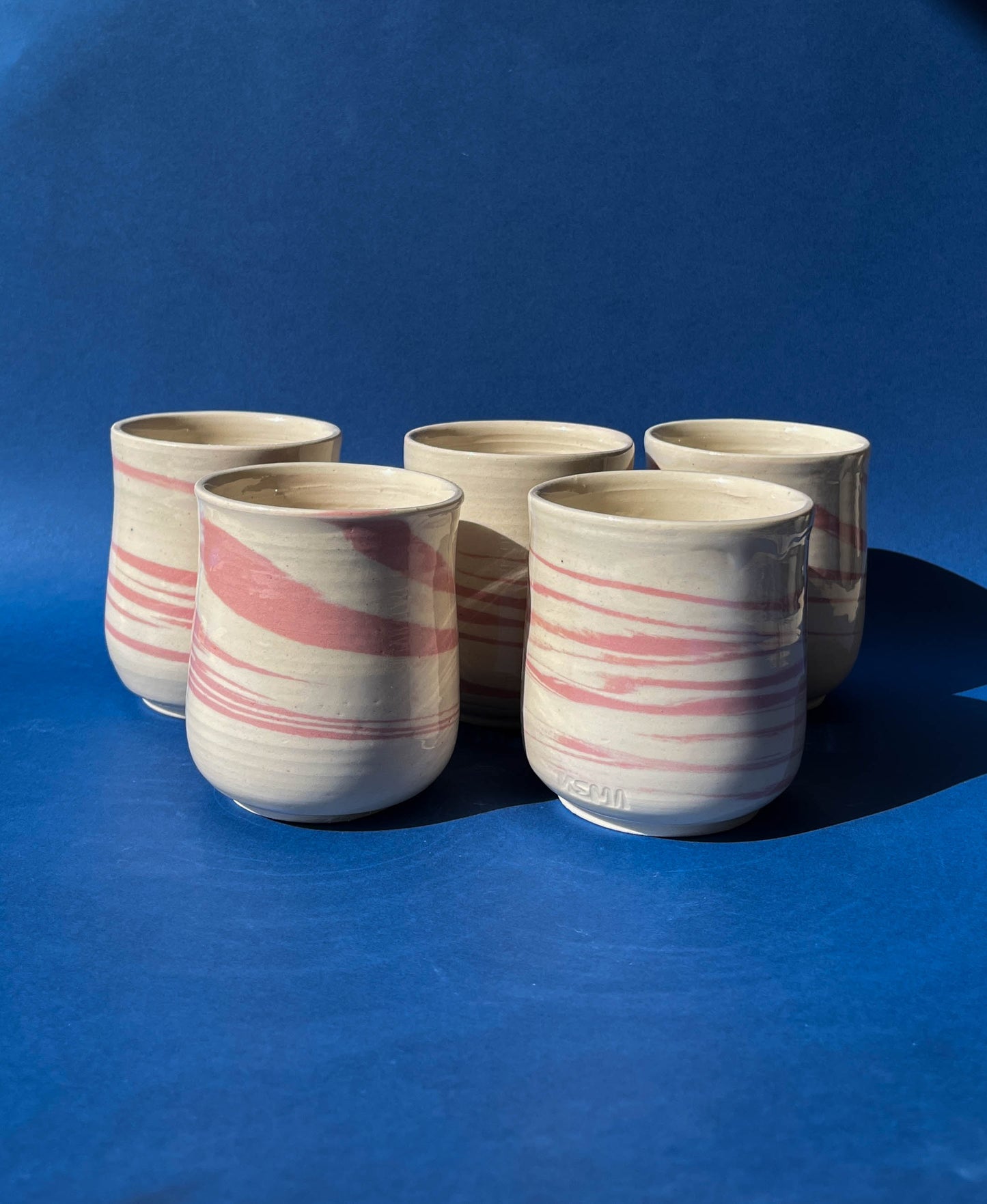 Vaso Marmoleado Rosa