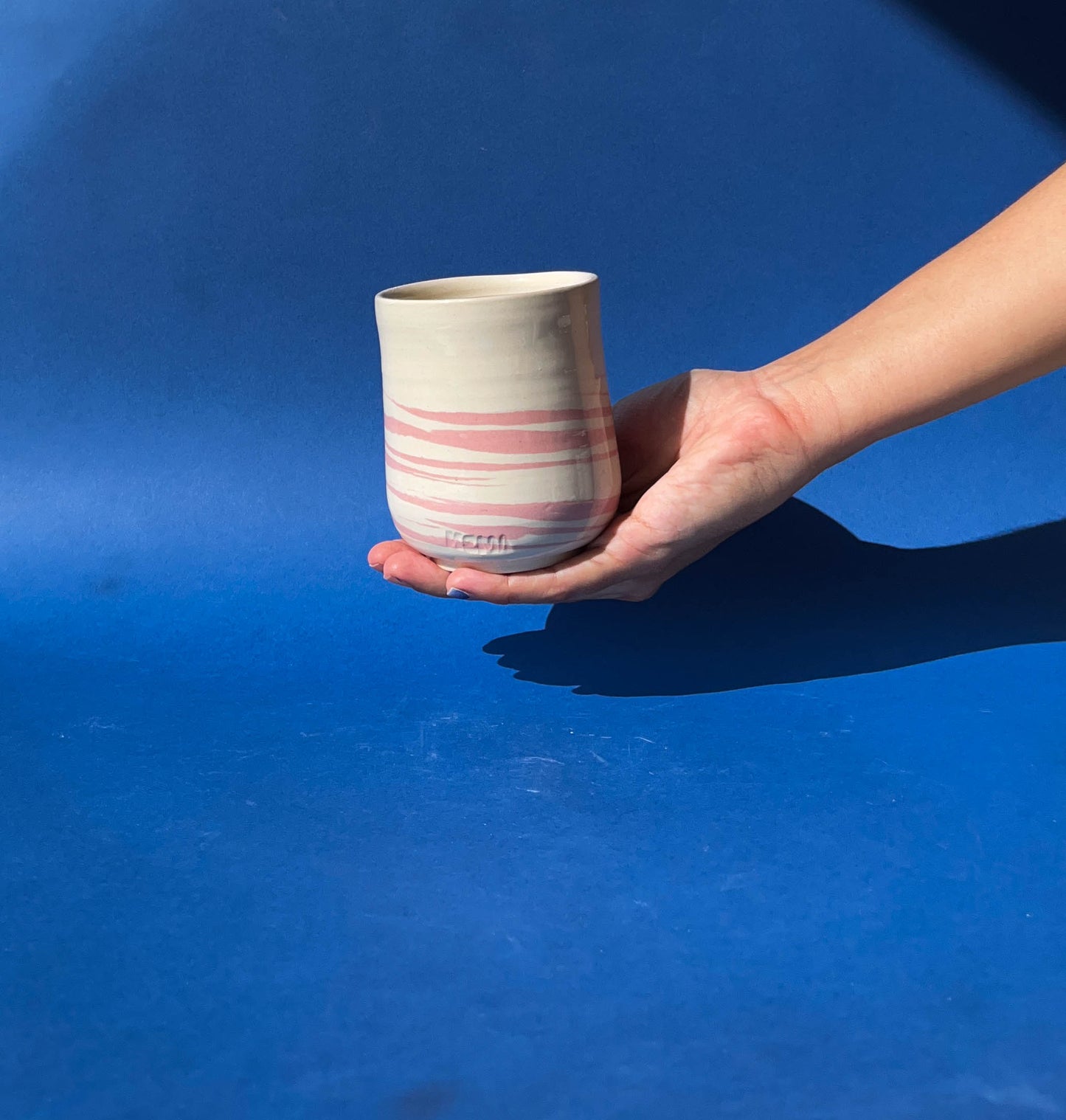Vaso Marmoleado Rosa